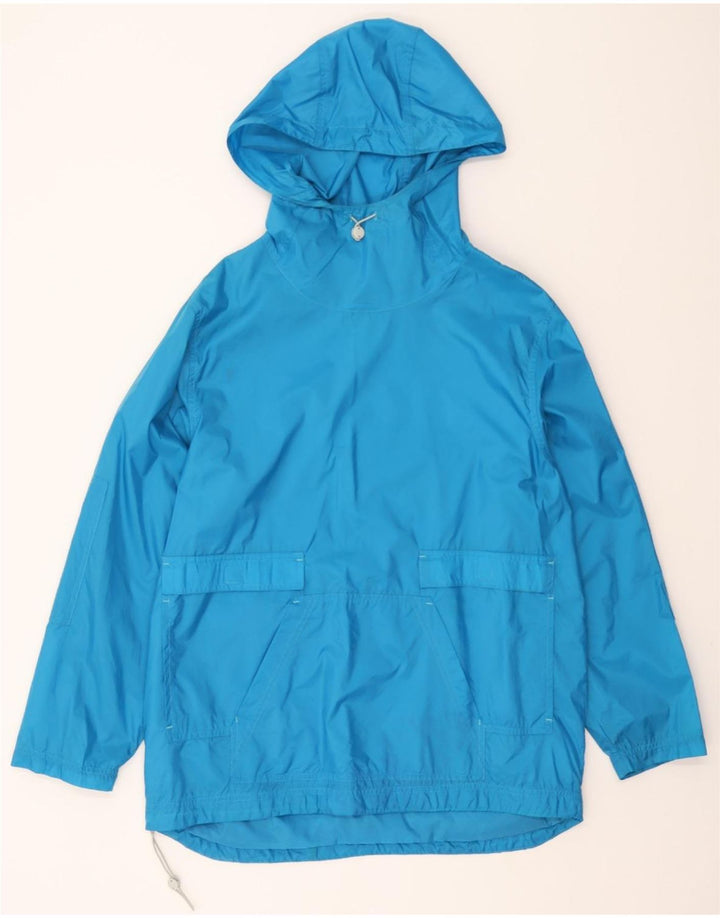 NIKE Womens Hooded Racer Jacket US 8/10 Medium Blue Polyamide Vintage Nike and Second-Hand Nike from Messina Hembry 
