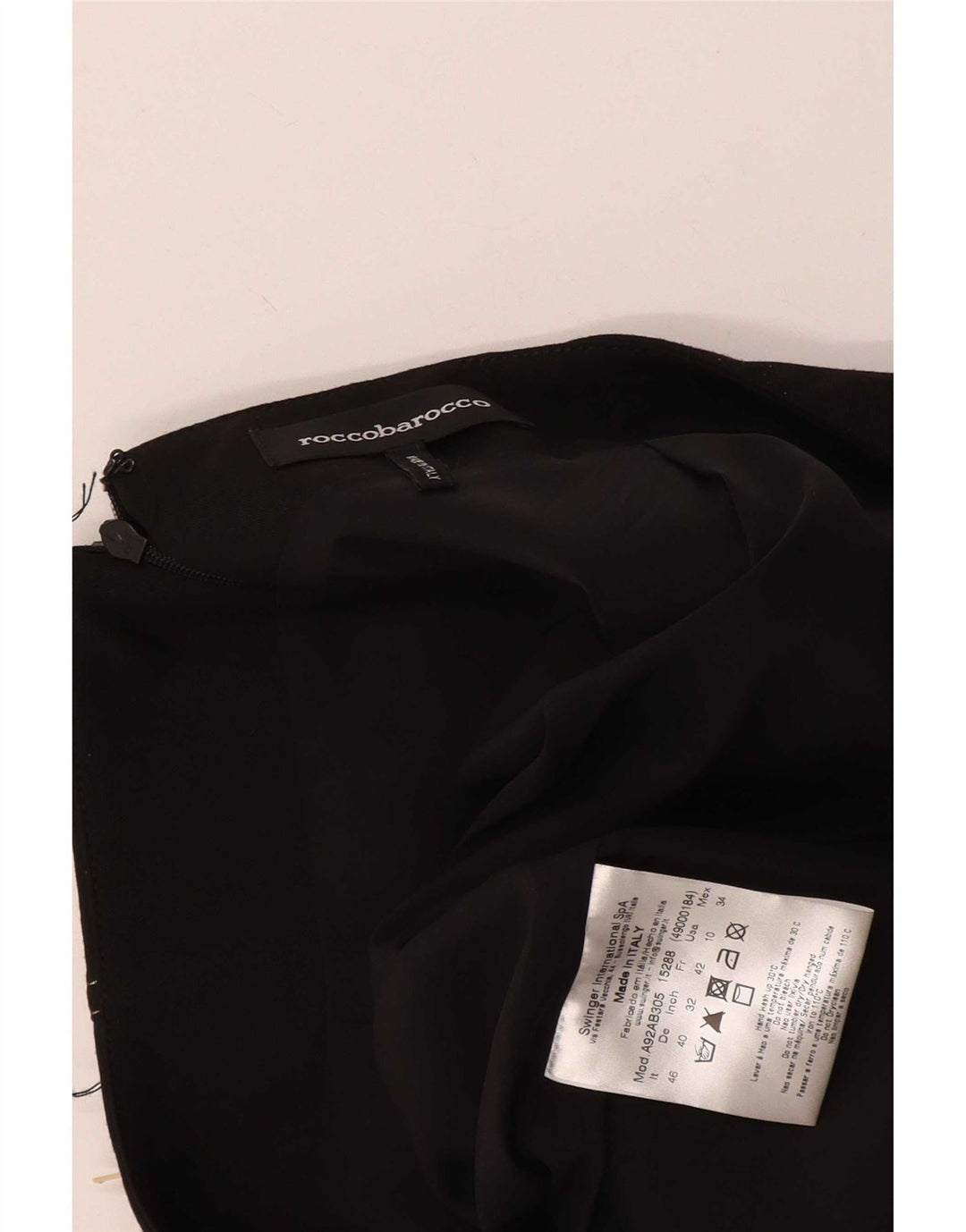 Женская юбка-карандаш Roccobarocco IT 46 Large W34, черный полиэстер