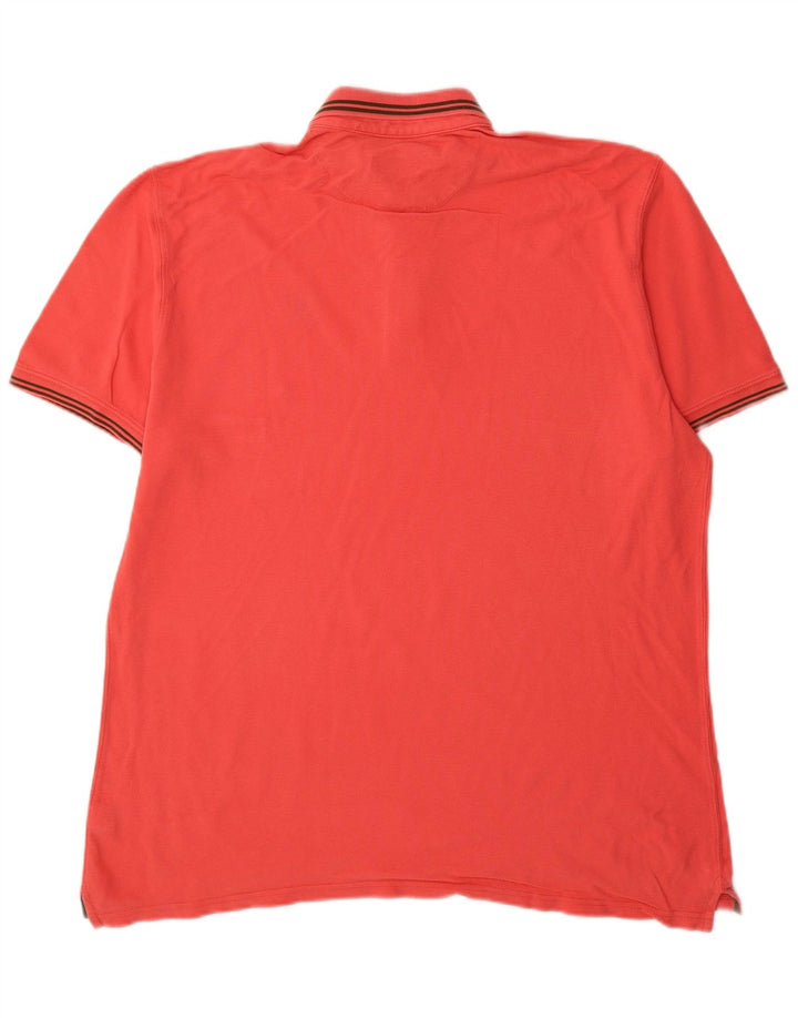 Мужская рубашка-поло Massimo Dutti 2XL, красный хлопок