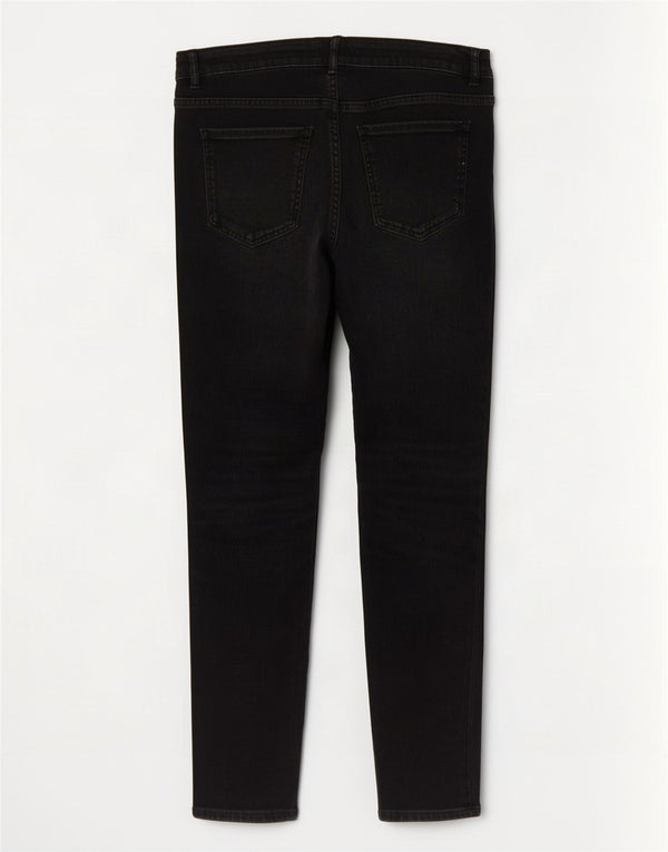 Zara Womens Trafaluc Skinny Jeans EU 44 XL W34 L27 Black Cotton
