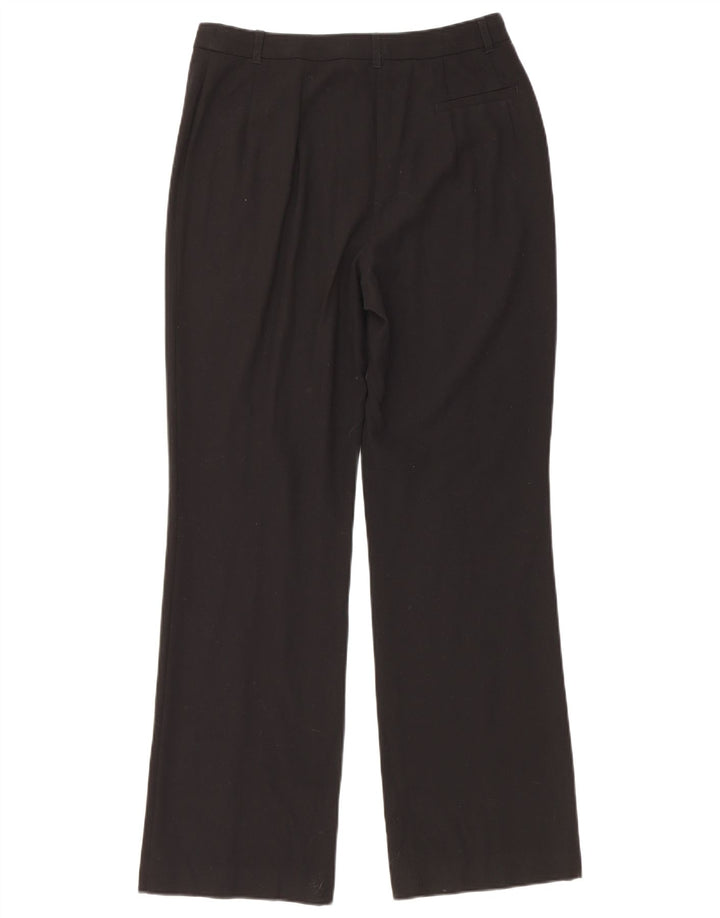 Женские повседневные брюки Marks & Spencer Bootcut UK 12 Medium W30 L30, черные