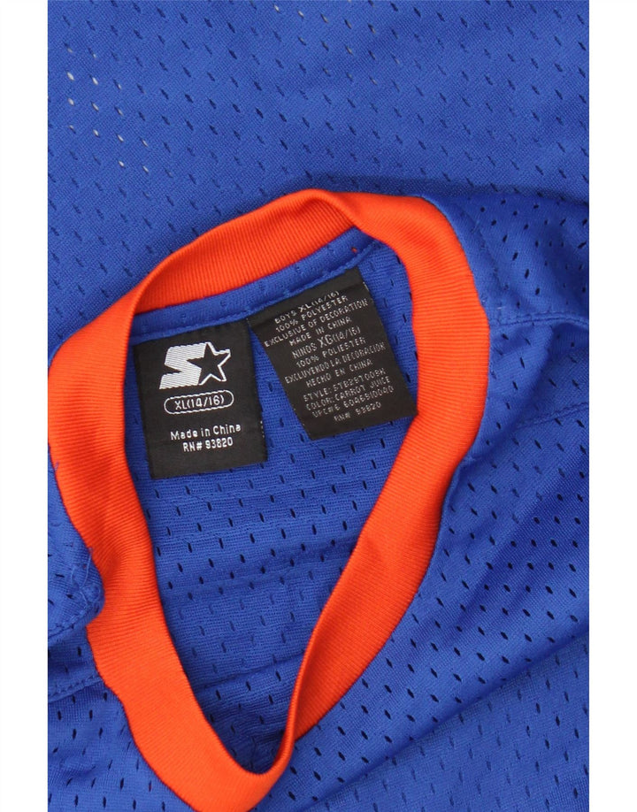 Жилет для мальчиков Starter, топ 14–15 лет, XL, синий полиэстер