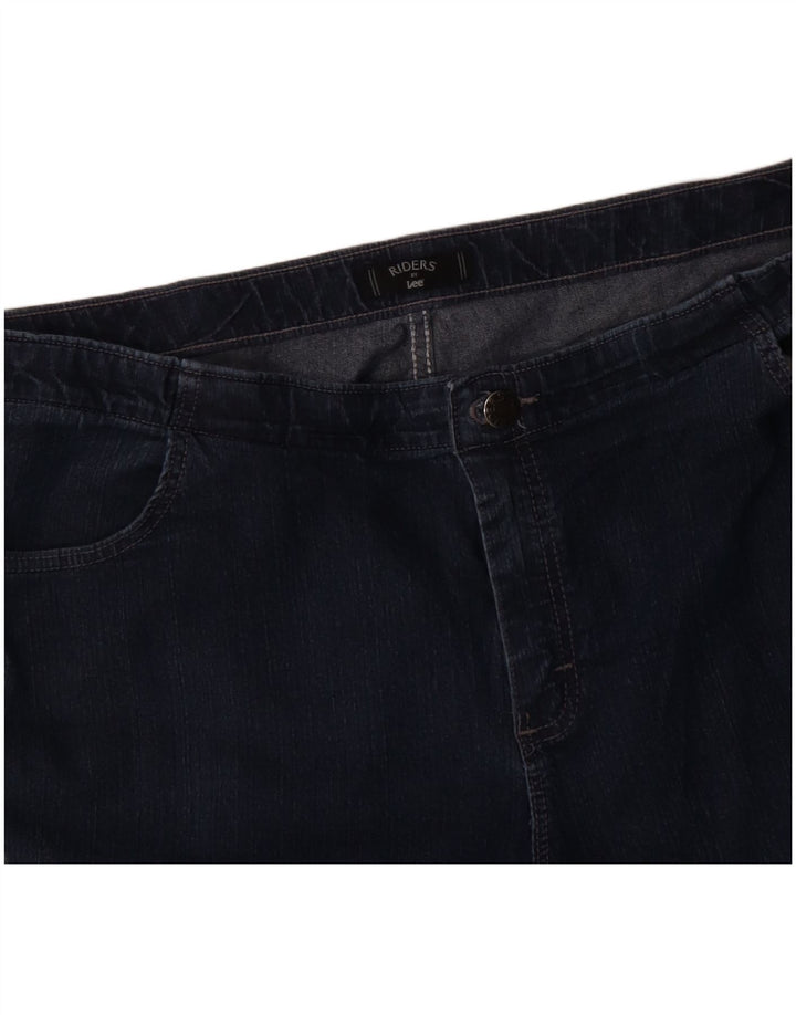 Женские джинсы-капри LEE Riders США 20 3XL W40 L19 Темно-синие, хлопок