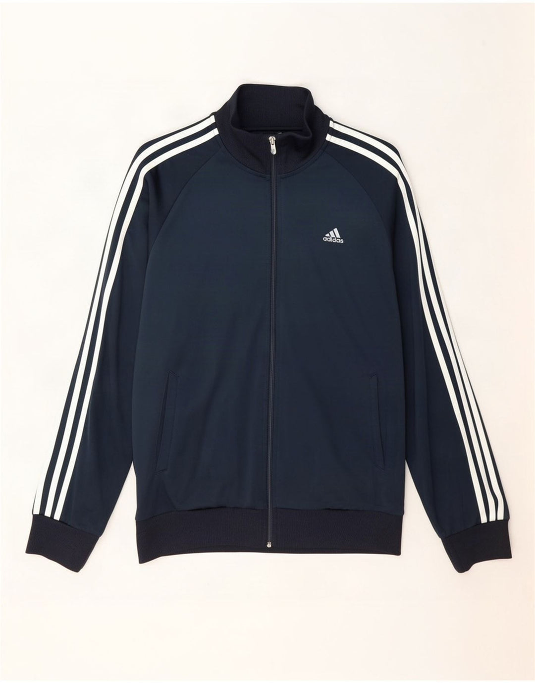 Мужской спортивный костюм Adidas, верхняя куртка, средний темно-синий, полиэстер