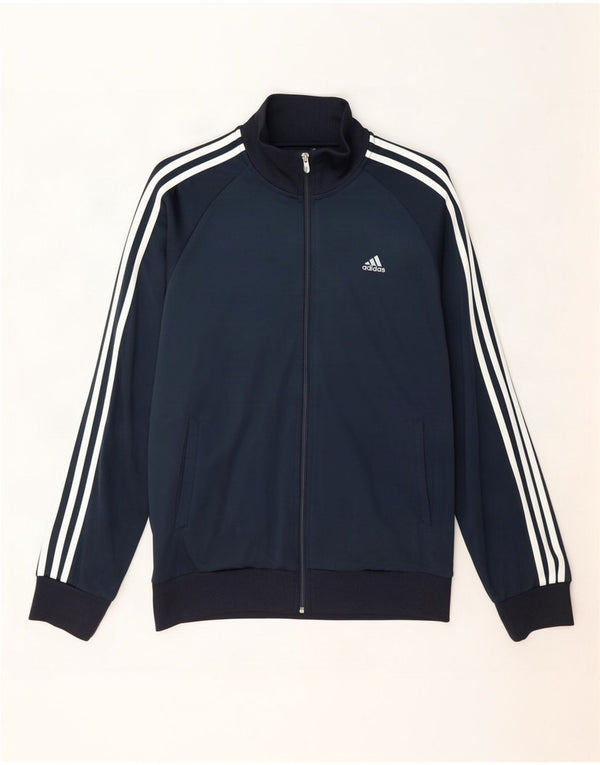 Мужской спортивный костюм Adidas, верхняя куртка, средний темно-синий, полиэстер