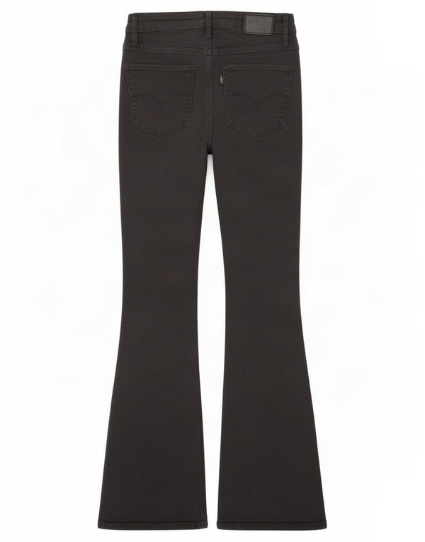 Женские джинсы Levi's 725 Bootcut с высокой посадкой W26 L32, черные хлопковые