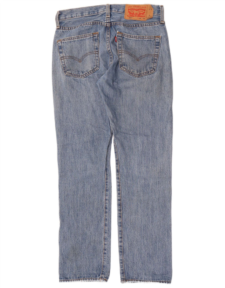 Мужские прямые джинсы Levi's 501 W28 L30 синие, хлопок