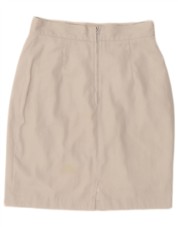 Женская юбка-карандаш Benetton IT 42 Medium W28 Бежевый полиэстер