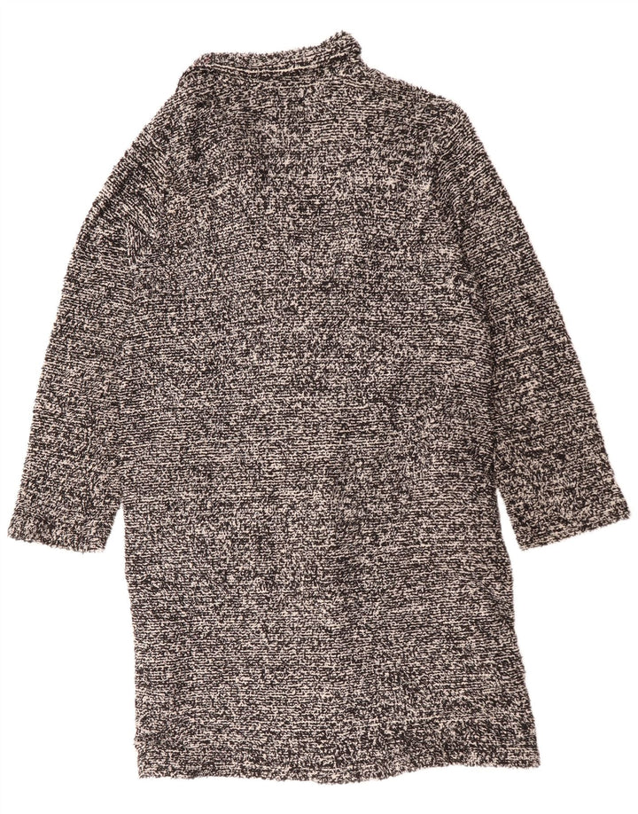 Женское пальто оверсайз MARKS & SPENCER с автографом UK 18 XL, серое в крапинку