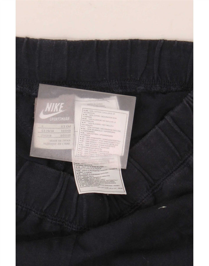 Мужские спортивные брюки Nike, маленькие, темно-синие, хлопковые