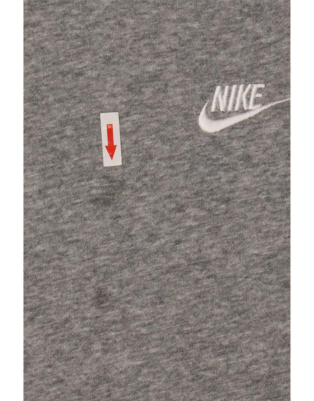 Мужской джемпер с капюшоном Nike, большой серый хлопок с крапинками