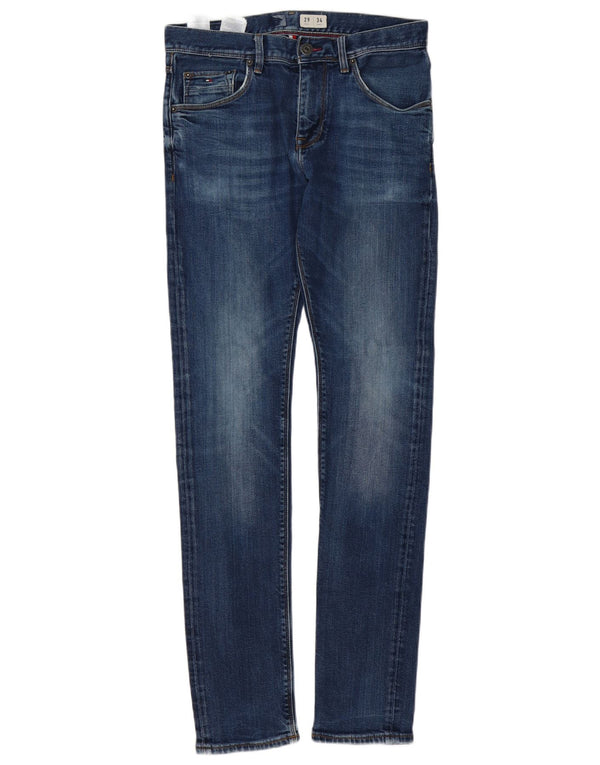 Мужские джинсы скинни TOMMY HILFIGER W29 L34 синие, хлопок
