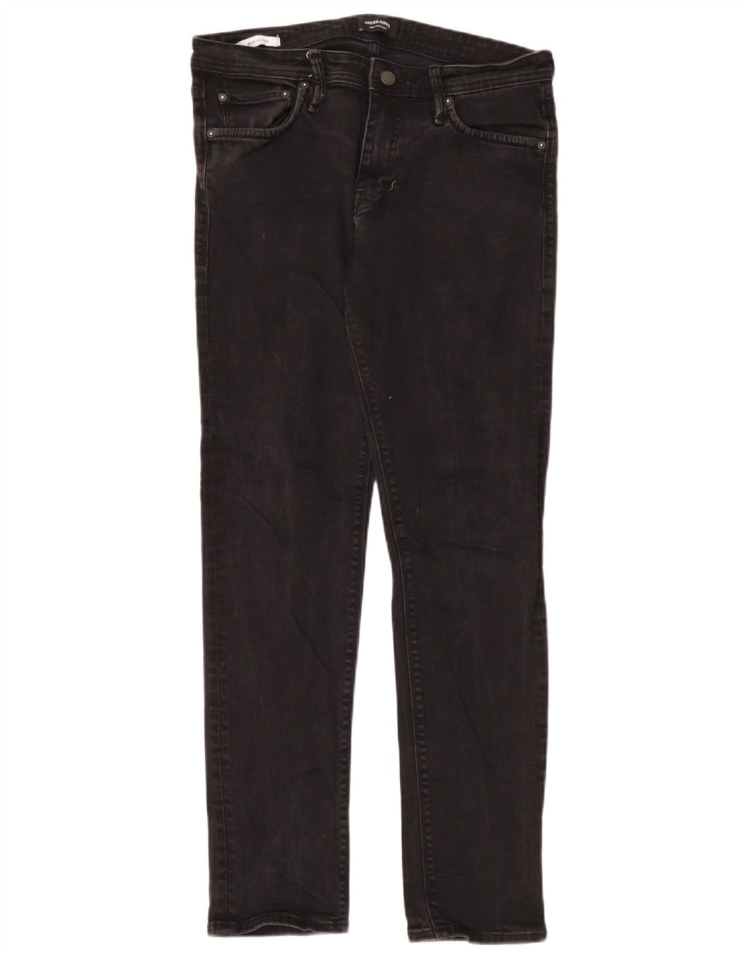 Мужские узкие джинсы Jack & Jones GLENN W33 L32, черный хлопок