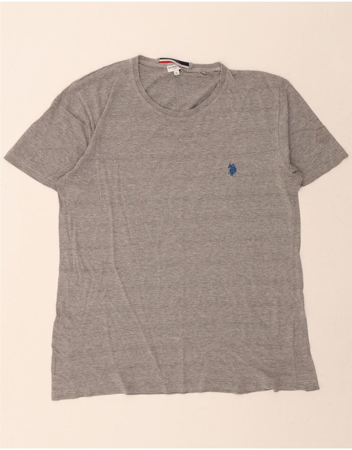 U.S. POLO ASSN. Mens T-Shirt Top XL Grey Vintage U.S. Polo Assn. and Second-Hand U.S. Polo Assn. from Messina Hembry 