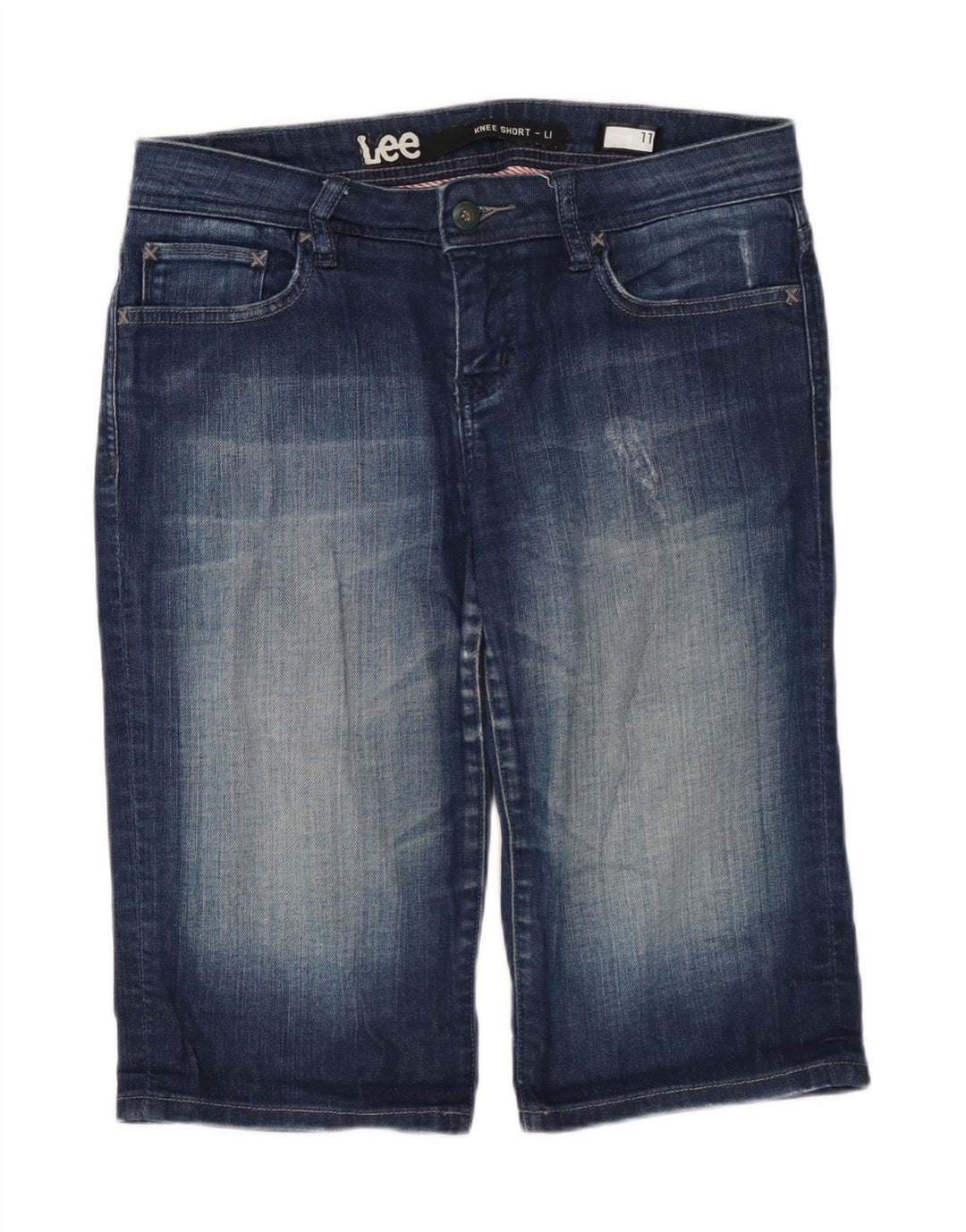 Женские джинсовые шорты LEE US 11, большие, W30, синие, хлопок
