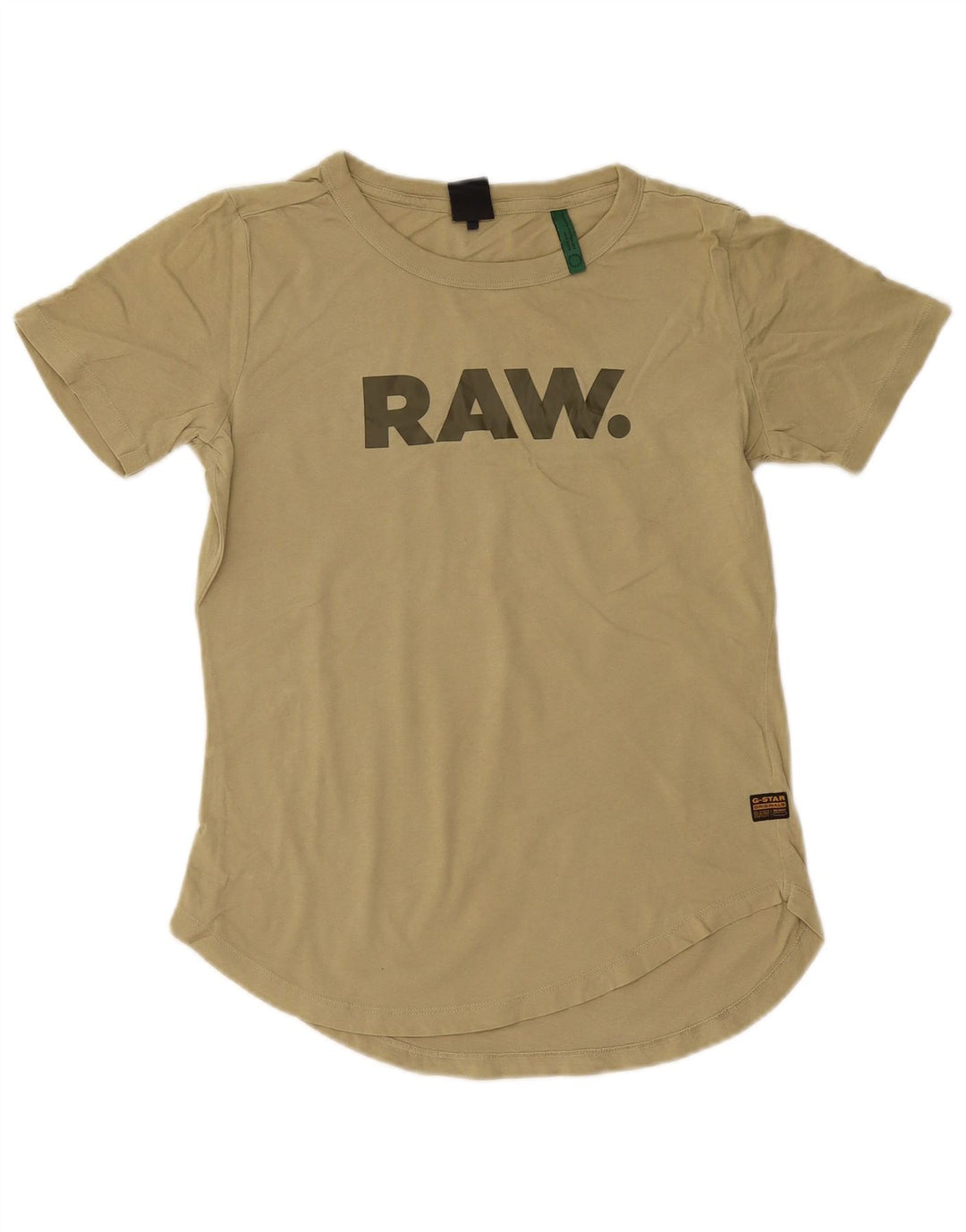 Женская футболка с рисунком G-STAR Top UK 12, средний цвет хаки, хлопок