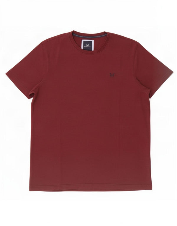 Crew Clothing Мужская футболка Top 2XL Бордовый хлопок
