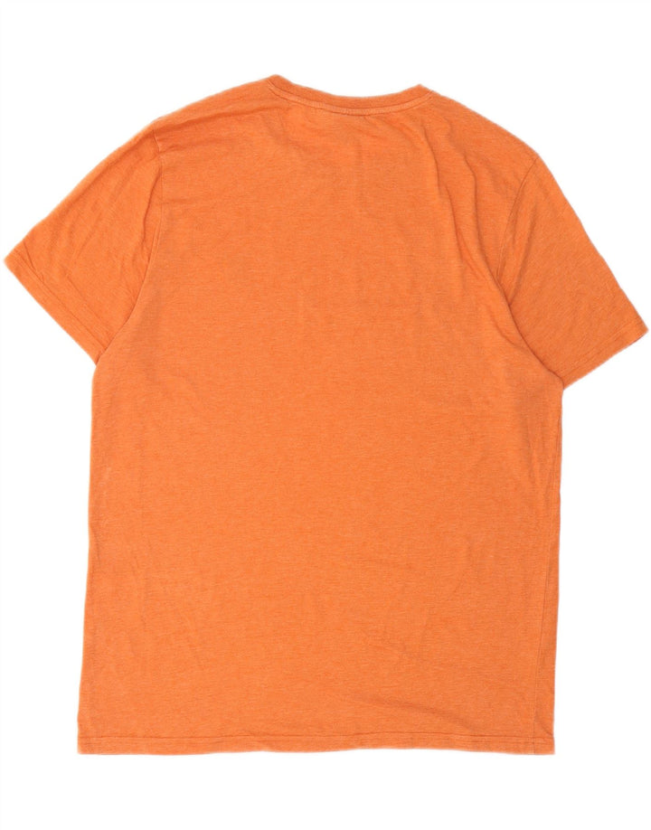 Мужская футболка LYLE & SCOTT Top XL оранжевого цвета из полиэстера