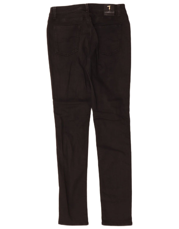 TRUSSARDI Женские узкие джинсы IT 43 Medium W29 L32 Черный хлопок