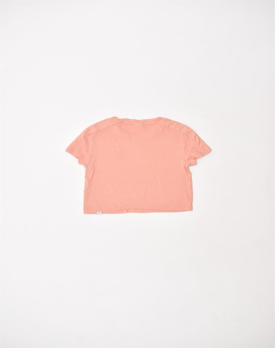 PUMA Womens Crop T-Shirt Top UK 8 Small Pink Cotton | Vintage | Thrift | Second-Hand | Used Clothing | Messina Hembry 