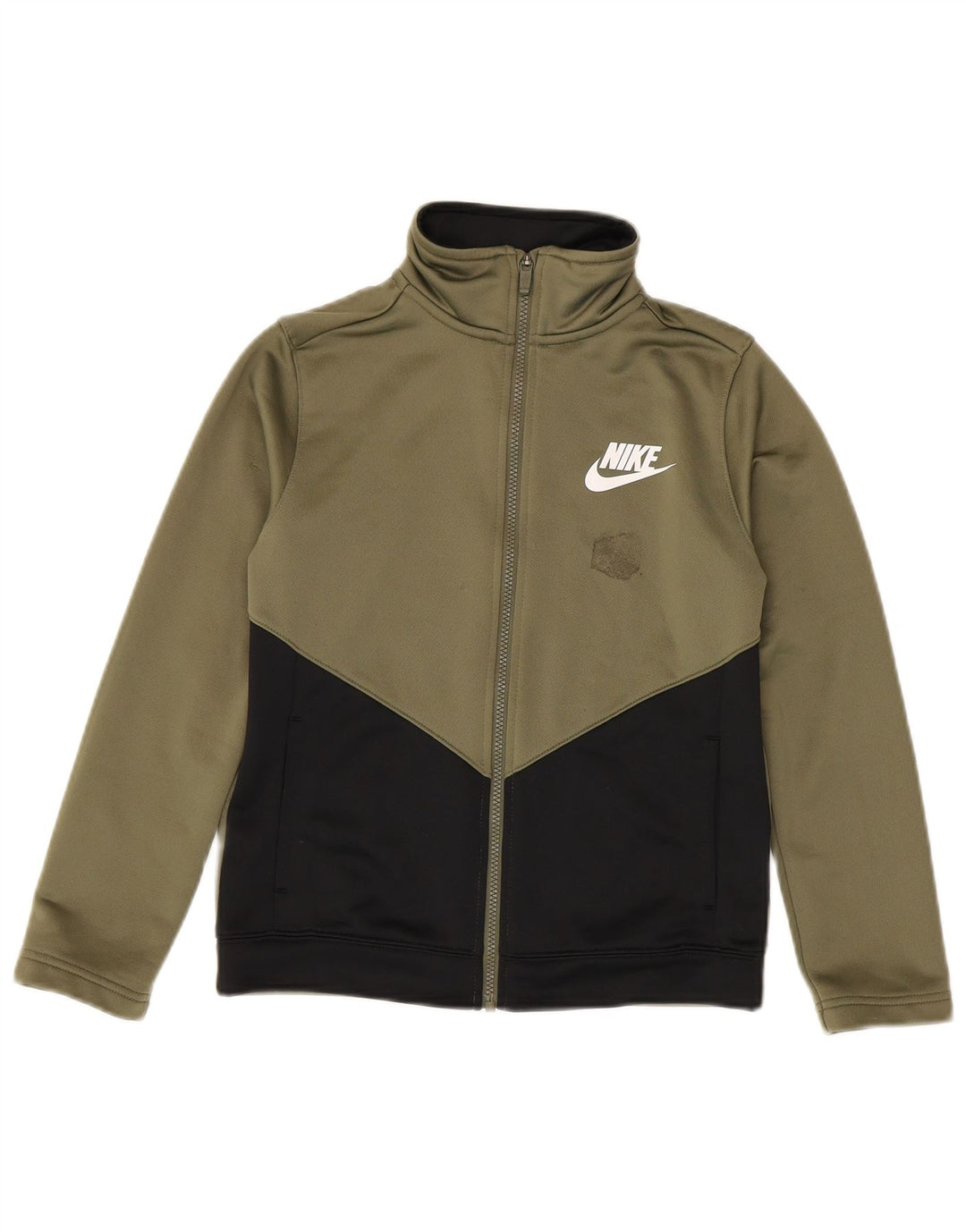 Верхняя куртка стандартного спортивного костюма Nike для мальчиков 10–11 лет, средний цвет хаки