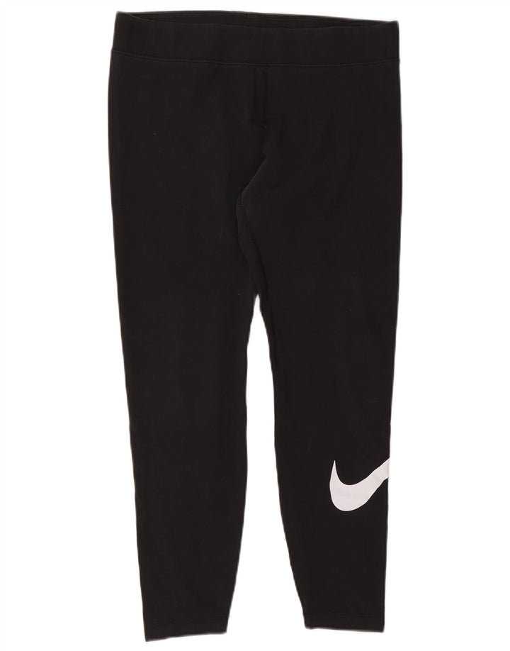Женские леггинсы с рисунком Nike UK 6 XS, черные
