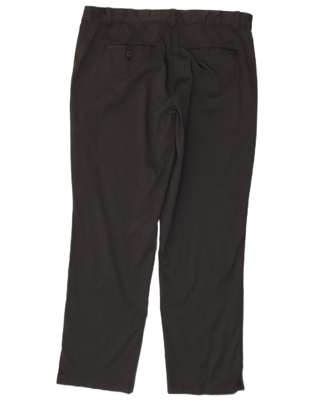 Мужские прямые брюки-чиносы Nike Dri Fit W35 L30, черный полиэстер