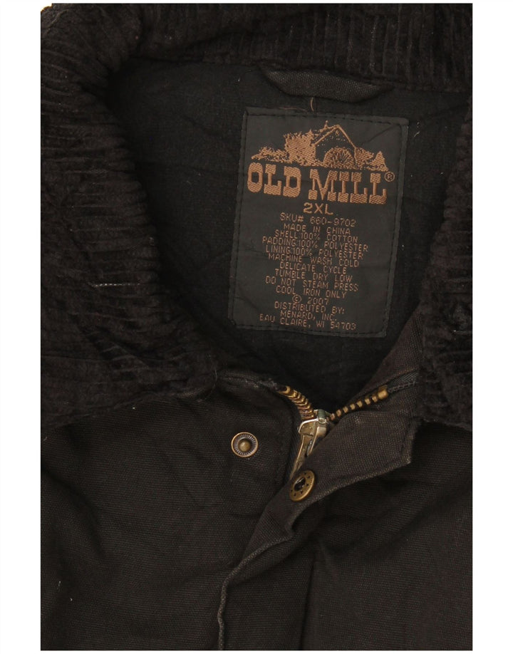 Мужская ветровка Old Mill UK 44 2XL, черный хлопок
