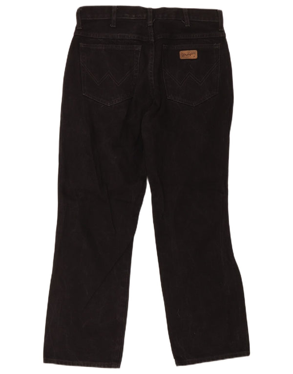 Мужские прямые джинсы Wrangler Monterey W34 L30, черный хлопок