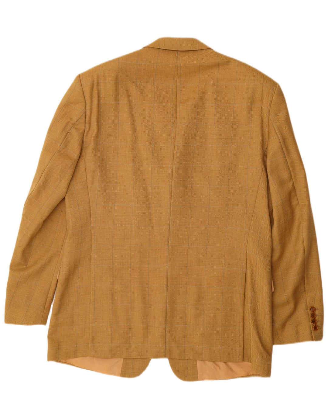 Мужской пиджак с 3 пуговицами HUGO BOSS IT 52 XL, желтая клетка, новая шерсть