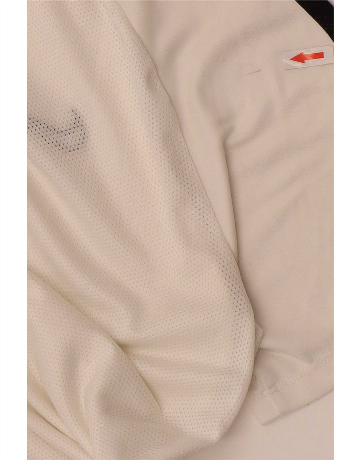 Мужская футболка Nike Dri Fit, большой белый полиэстер с цветными блоками