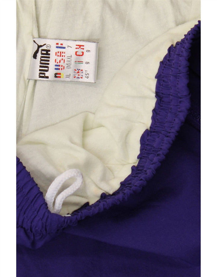 PUMA Womens Tracksuit Trousers Joggers UK 14 Large  Purple Polyester Vintage Puma and Second-Hand Puma from Messina Hembry 