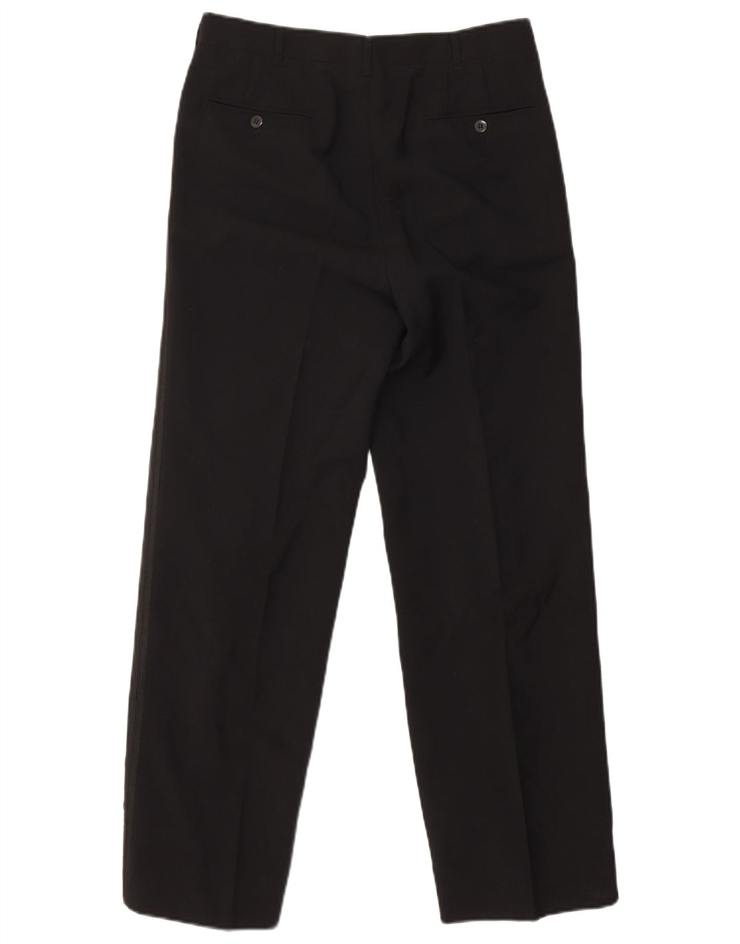 ВИНТАЖНЫЙ мужской комплект из 2 предметов с 1 пуговицей IT 46, маленький W29 L29, черная шерсть