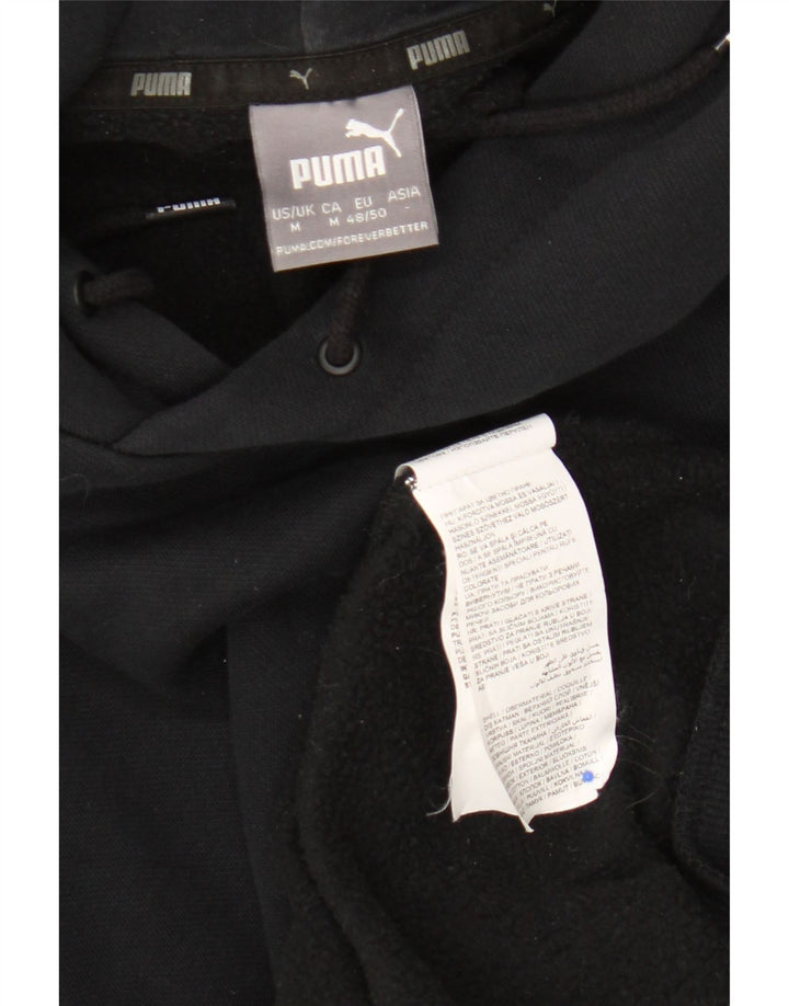 Мужской джемпер с капюшоном Puma, средний черный, хлопок
