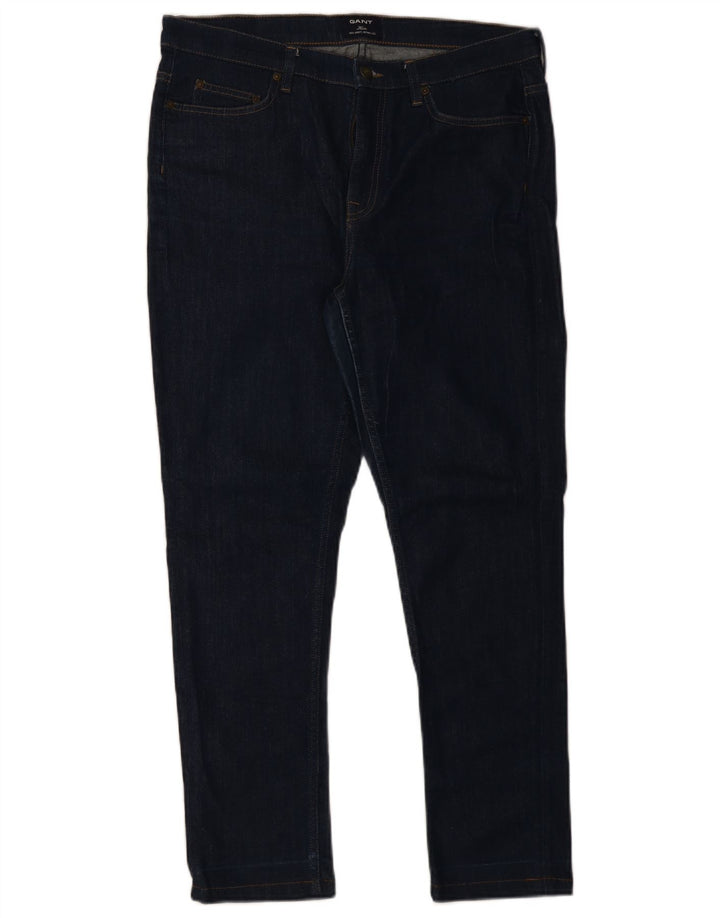 Женские узкие джинсы Gant W32 L28 Темно-синие