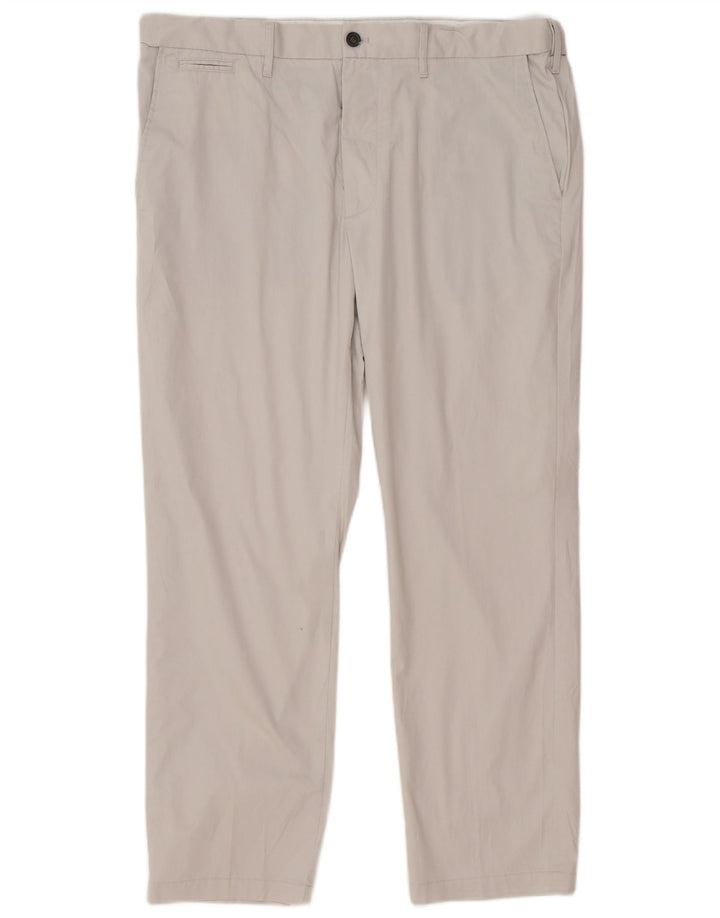 Мужские брюки чиносы Marks & Spencer W38 L29 серые, хлопковые