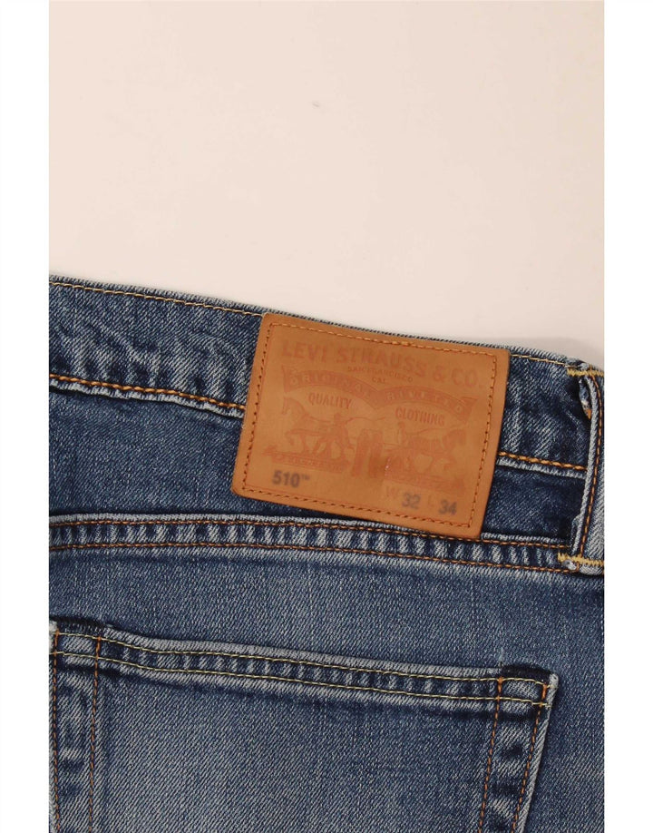 Мужские джинсы скинни Levi's 510 W32 L34 синие