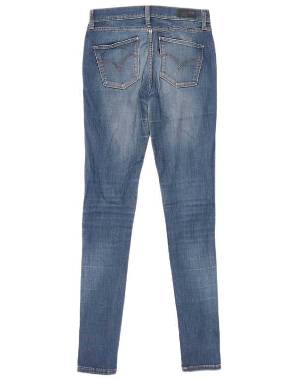 Женские джинсы суперскинни Levi's W28 L31 синие, хлопок