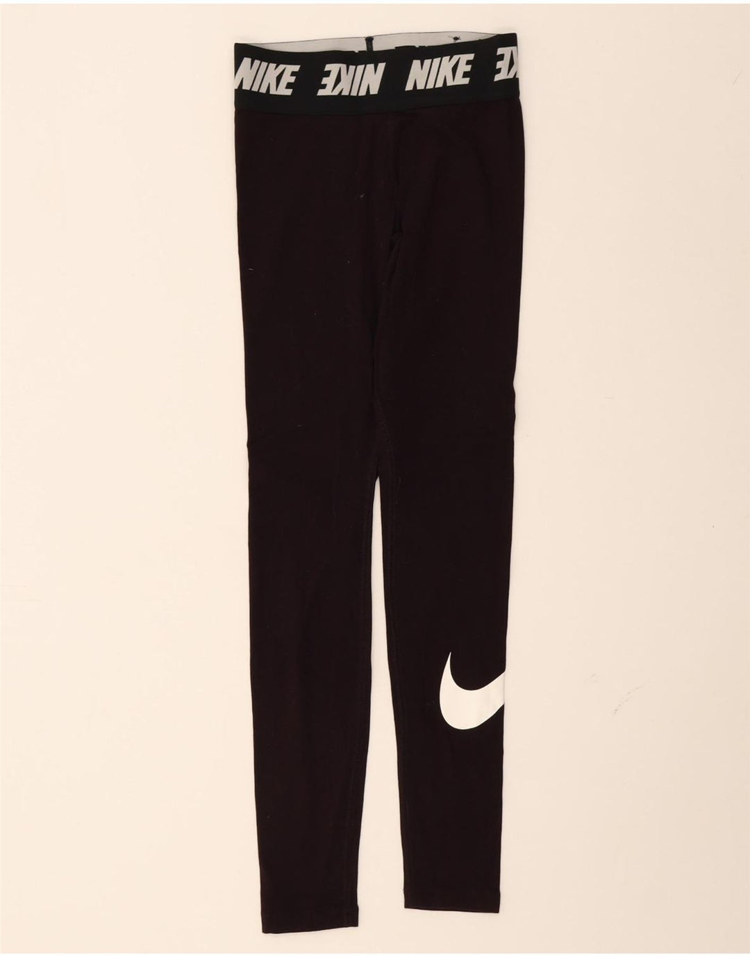 NIKE Womens Graphic Leggings UK 8 Small  Purple Vintage Nike and Second-Hand Nike from Messina Hembry 