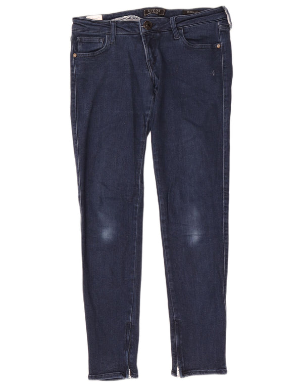 Женские джинсы скинни Guess Beverly W28 L29 темно-синие