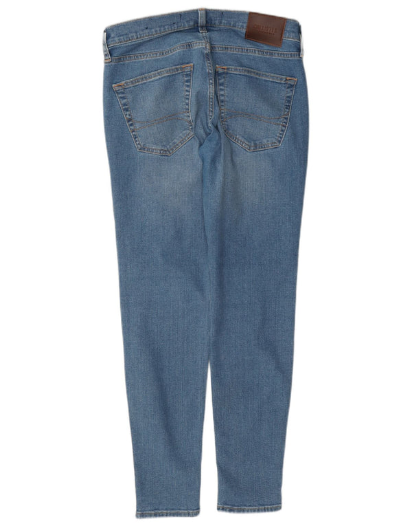 Женские джинсы суперскинни Hollister W30 L30, синий хлопок