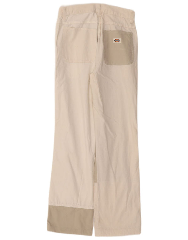 Мужские прямые брюки-чиносы Dickies W29 L30 Off White, хлопок с цветными блоками