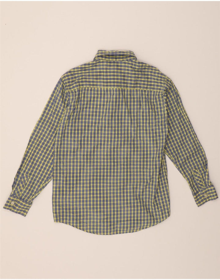 IZOD Boys Shirt 14-15 Years Large Yellow Check Cotton Vintage Izod and Second-Hand Izod from Messina Hembry 