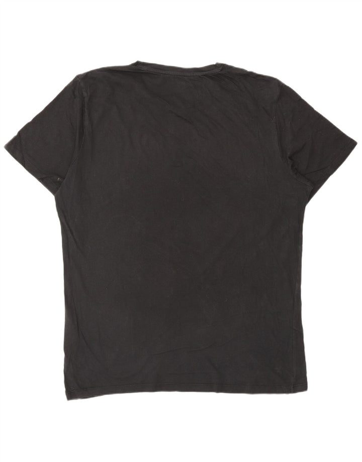 Мужская футболка Jack & Jones XL, черный хлопок