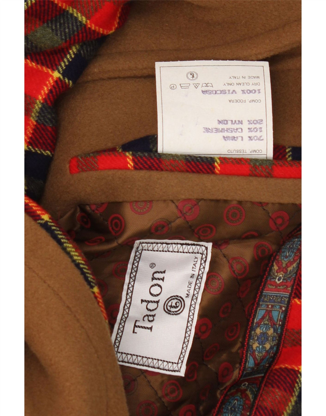 Мужское пальто Tadon UK 38 Medium Brown Wool