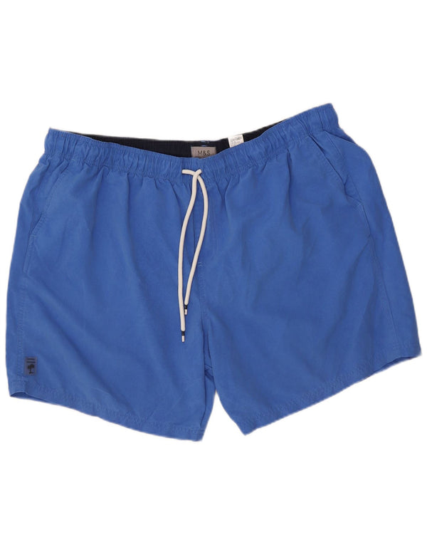 Мужские шорты для плавания Marks & Spencer 3XL, синие, полиэстер