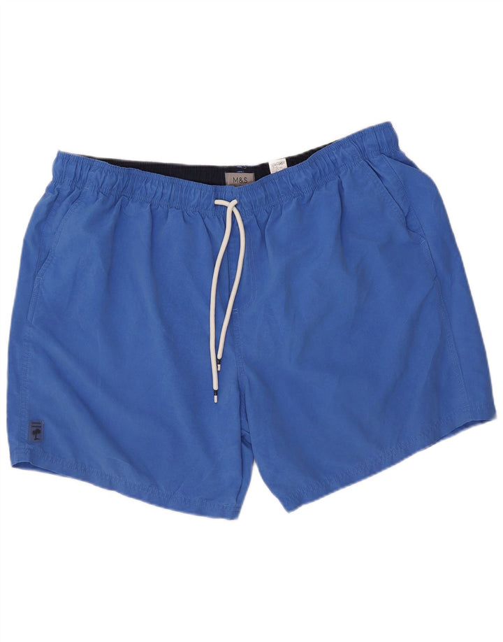 Мужские шорты для плавания Marks & Spencer 3XL, синие, полиэстер