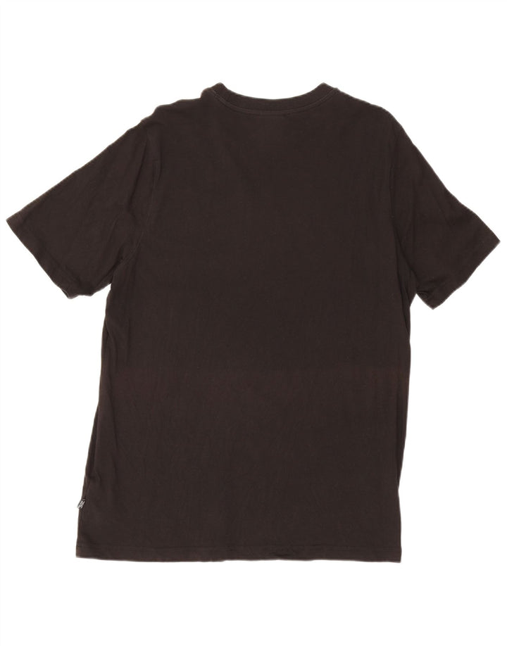 PUMA Mens T-Shirt Top Large Black Cotton