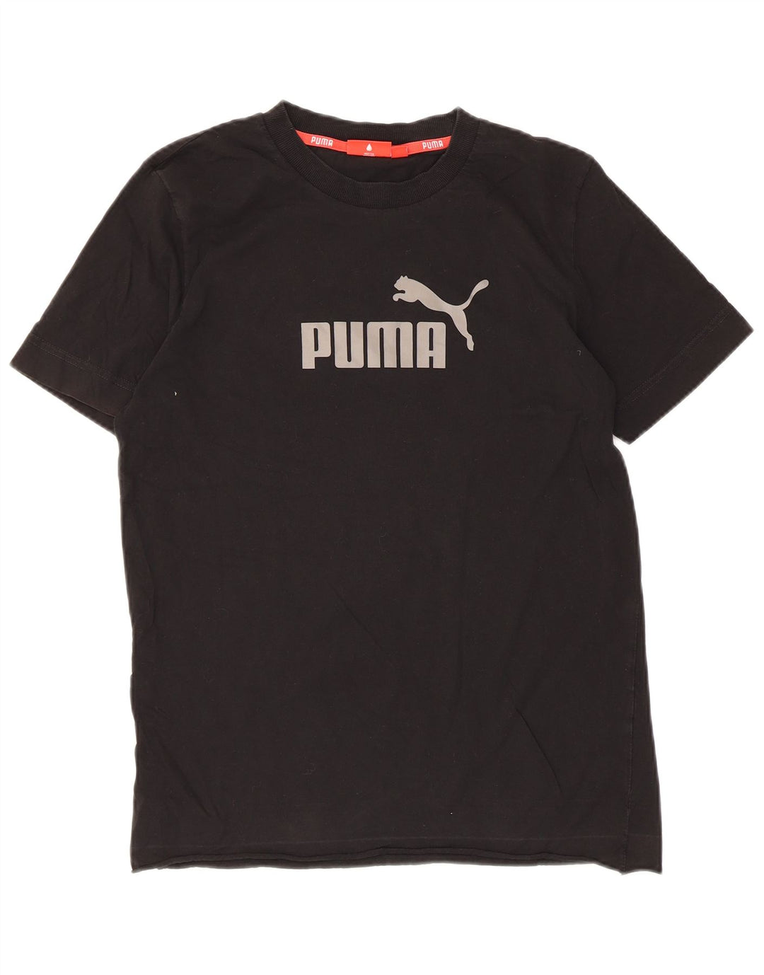Мужская футболка с рисунком Puma, маленькая, черная