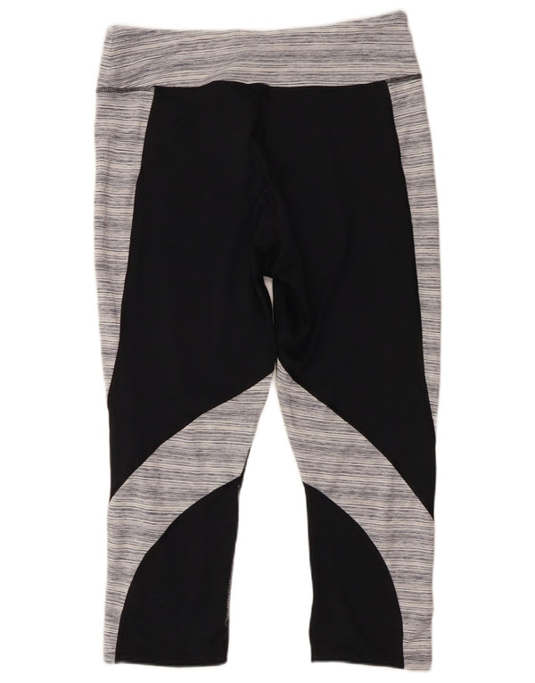 Женские леггинсы-капри Champion UK 18 XL, полиэстер в черную полоску